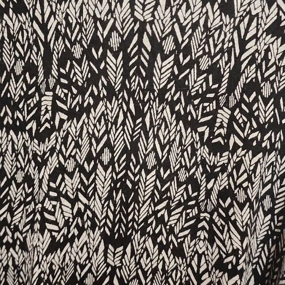 Zadig & Voltaire Markus silk cashmere blend black and white top size M - Picture 4 of 6